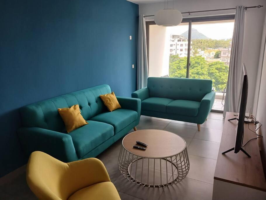 Grand Appartement Contemporain Sur Flic En Flac Proche De La Plage Екстериор снимка